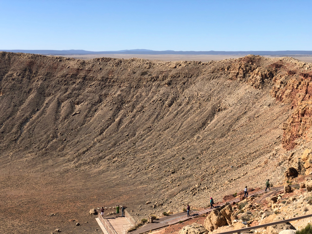 Second picture of Meteor Crater. 