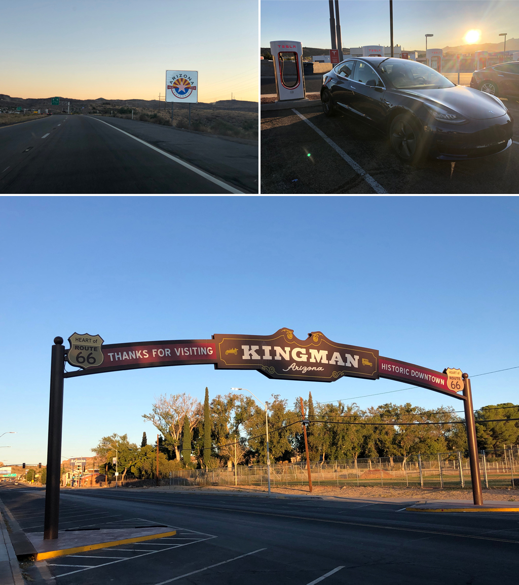 3 pictures of my visit in Kingman, Arizona.