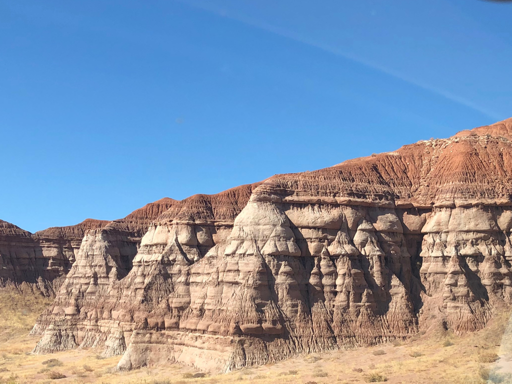 Picture of Toadstool formations along Route 89.