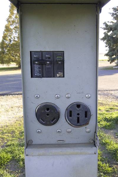 Charging your EV at an RV Campground